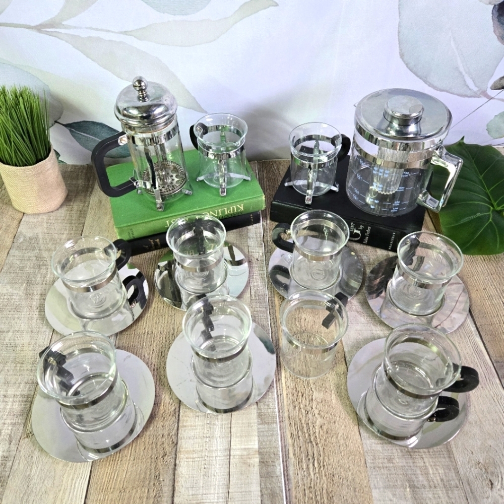 BODUM | Full 19pc Bistro Tea & Coffee Set EUC